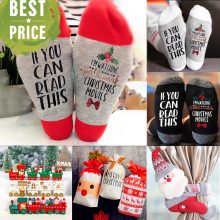 1 Pair Christmas Cotton Socks Merry Christmas Decorations For Home 2019