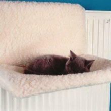 CAT Kitten Hanging RADIATOR PET Dog Bed Warm Fleece BASKET Cradle Hammock Plush