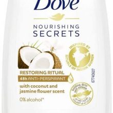 Dove Nourishing Secrets Coconut & Jasmine Alcohol-Free Anti-Perspirant Deodorant Roll-On for 48 Hour Sweat Protection 50 ml